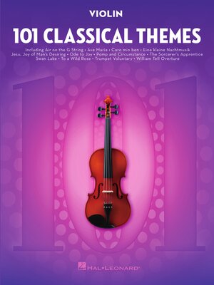 cover image of 101 Classical Themes for Violin